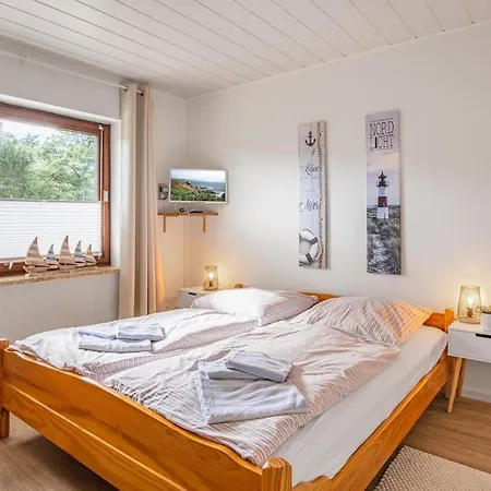 Apartman Sky & Sand Spo Strandbude I 8 Betten, 3 Baeder, Terrasse, Strandnah, Direkt Am Leuchtturm *